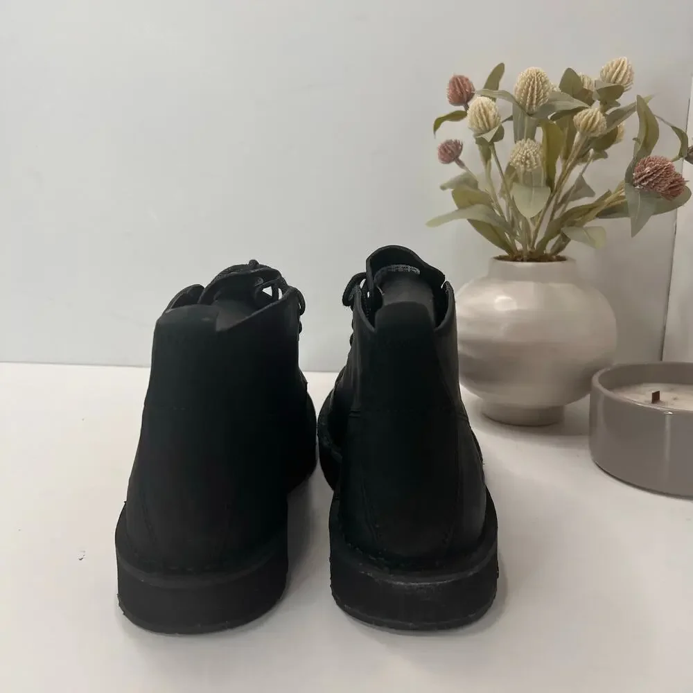 Timberland Westmore Leather Moc Toe Chukka Boot Black Men 8 Durable Classic